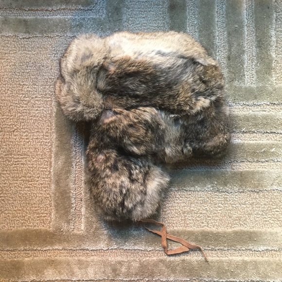 FUR TRAPPER WINTER HAT Natural Tan - Picture 1 of 4